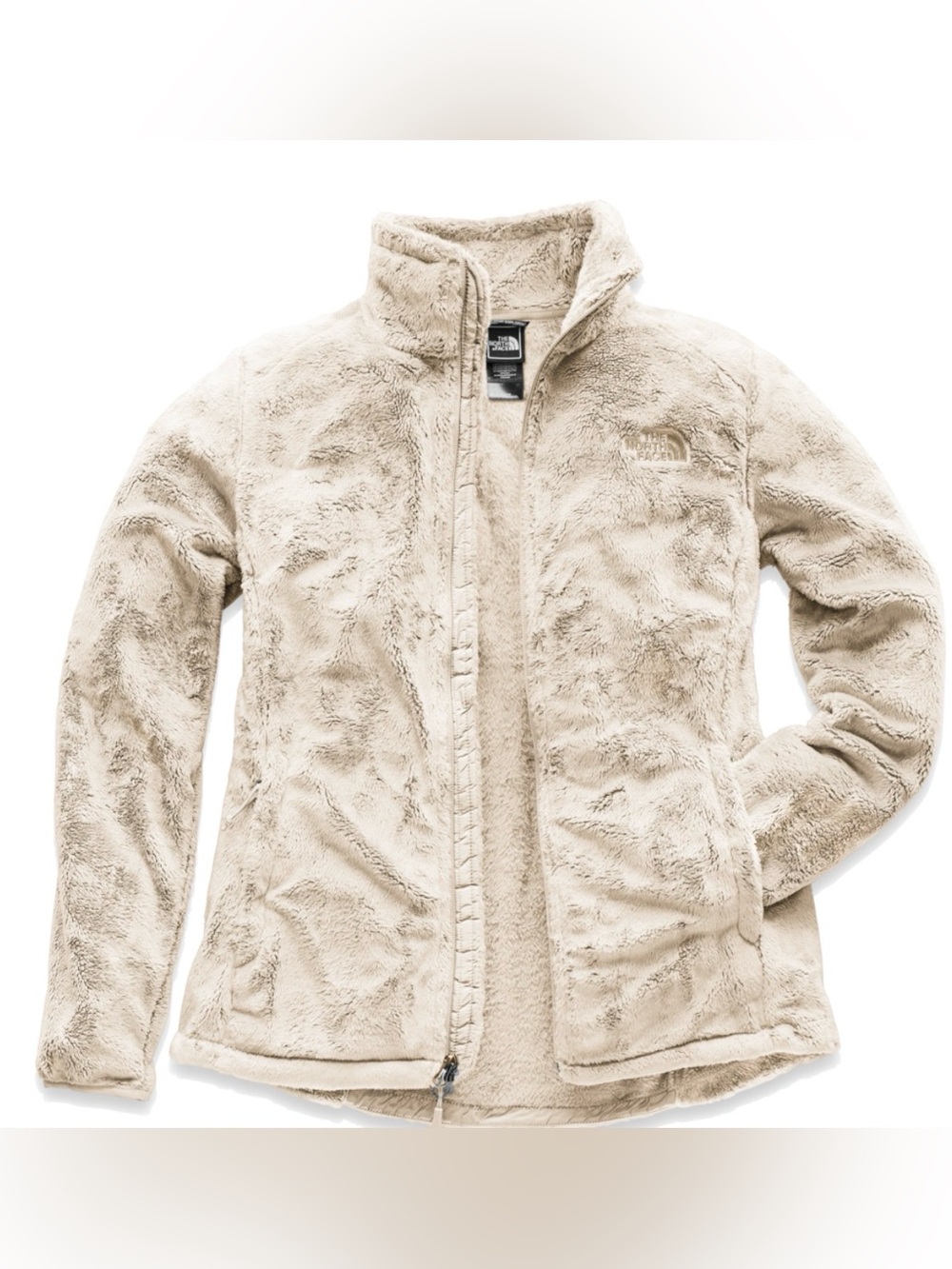 THE NORTH FACE Osito white Jacket Full Zip Fleece Sweater size Small